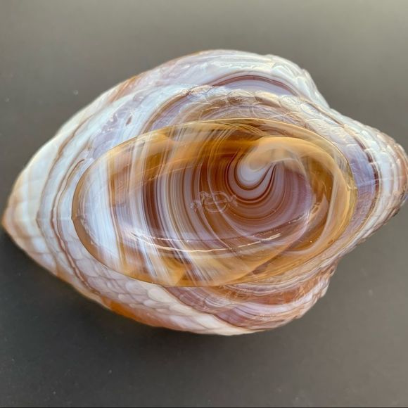 Vintage Imperial Caramel Brown Slag End O’Day Dish - Picture 6 of 17